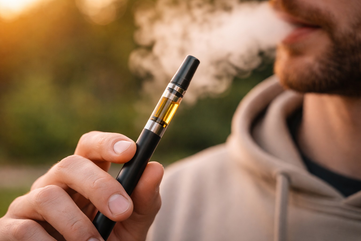 Hemp vape cartridge and vape pen with hemp oil available at Green Leaf Botanicals 919 in Holly Springs North Carolina